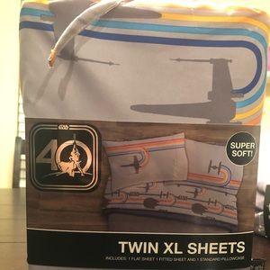 star wars 40th anniversary twin xl sheets